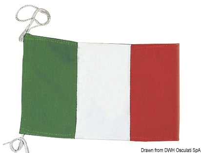 Italian vieraslippu polyesterista