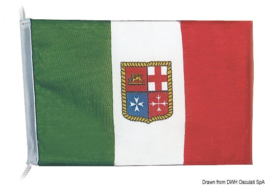 Italian kansallislippu kevyestä polyesterista