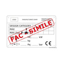 Boat identification plates