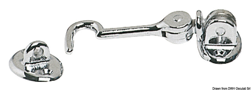 Jointed door stopper hook