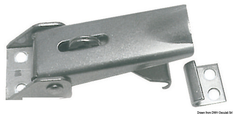 Adjustable faired lever latch