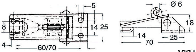 Adjustable faired lever latch