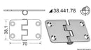 Hinges 2 mm thickness