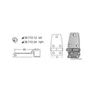 Overlappshengsel 2 mm