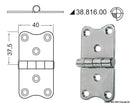 Hinges 2 mm thickness