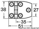 1,7 mm gångjärn