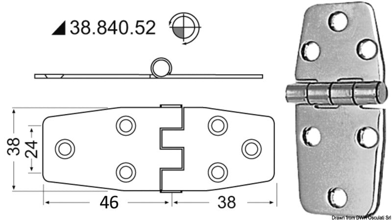 Saranoita 2 mm paksuus