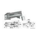 Adjustable faired lever latch