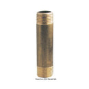 Male/male brass extension sleeve - 150 mm - 17.276