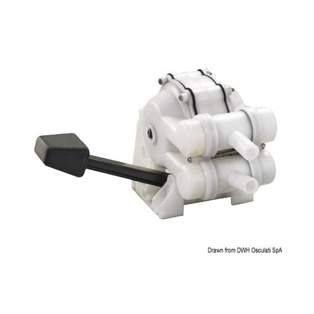 Sink double-acting foot pump