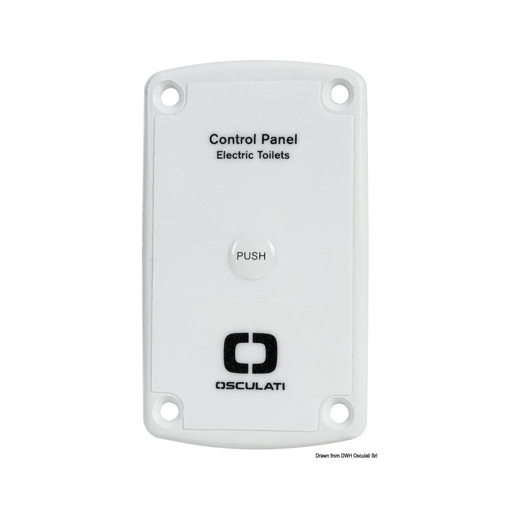 Electric control panel for standard electric toile