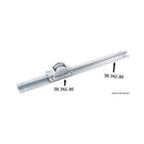 Nickel-plated brass rail and carriage slide for sl