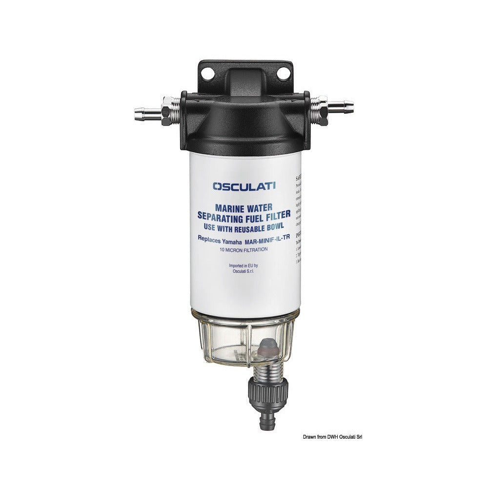 Petrol filter + water/fuel separator with 10 micro