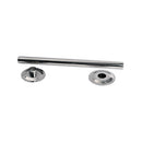 Polished stainless steel table pedestal