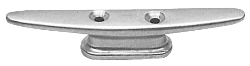 Alloy cleat with bores