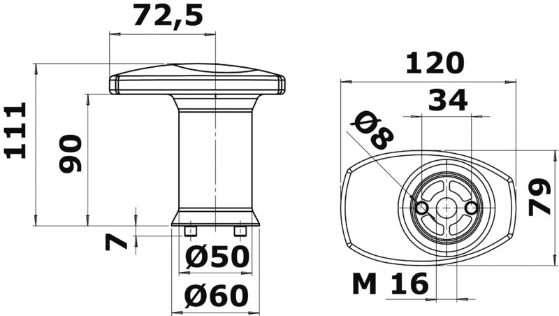 Cleat and fairlead modular system