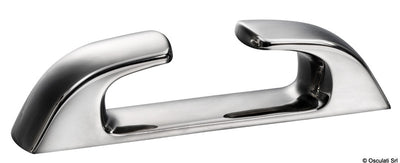Straight fairlead made of stainless steel, Capri series