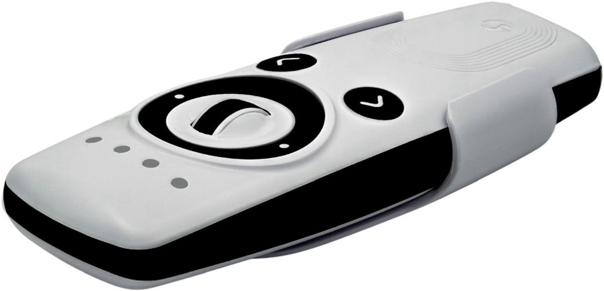 Shelly Blu Remote Control ZB, med scrollhjul, hvit