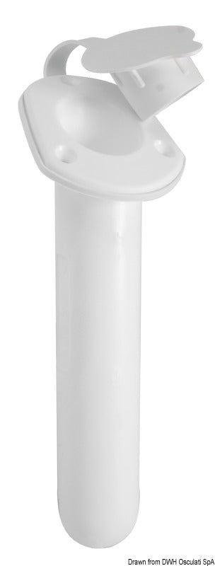 Infälld fiskespöhållare med vattentät kapsyl