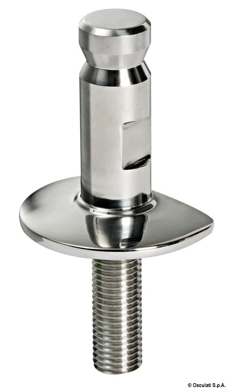 Stanchion oval base
