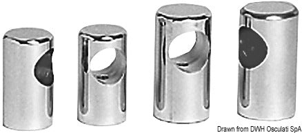 Precision-cast solid handrail terminal