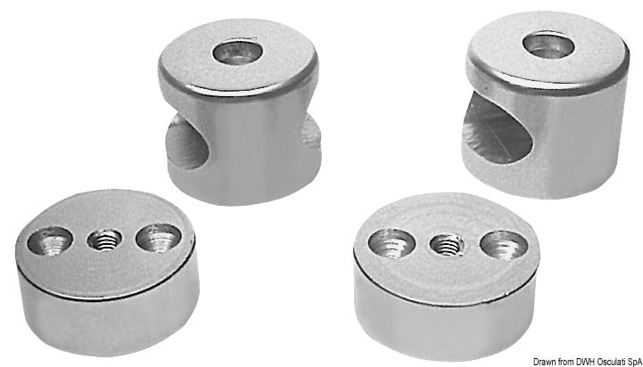 Handrail terminal for upper fastening