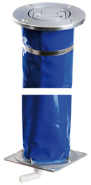 Small telescopic retractable davit