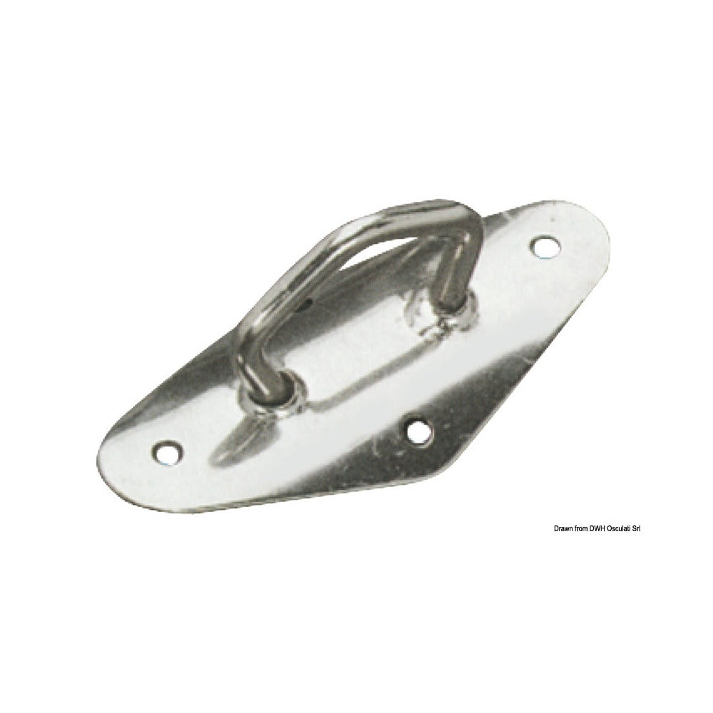 Stainless steel spinnaker pole attachment on verti