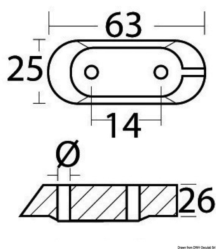 Anodin tuki Yamaha 4-tahti