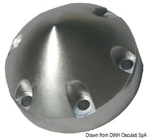 Zinc cone anode compatible with Max-Prop propellers