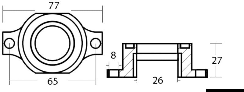 Anodin jalka 737 OMC 40-50 HP 1990-2005