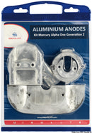 Anode kit for Mercruiser, interchangeable with genuine ones