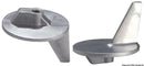 Sinkki-anodi potkureille ruostumattomalla teräspotkurilla 50/140 HP