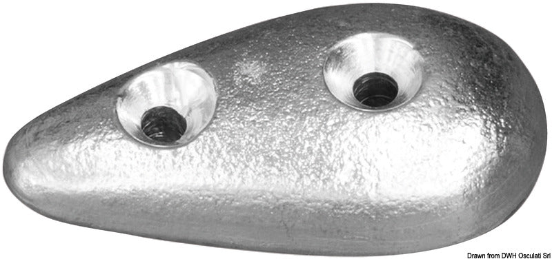 Zinkanod i tvålform