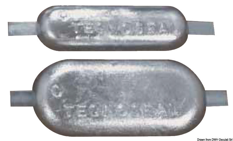 Rectangular anodes with insert