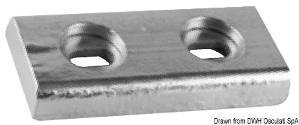 Bolt-on zinc anode