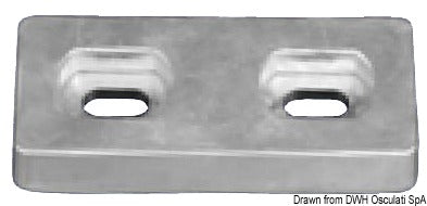 Bolt-on zinc anode