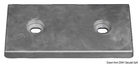 Bolt-on zinc anode