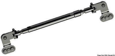 Perämoottorin kytkentätanko hydraulisella ohjauksella