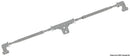 Coupling rod for outboard engine with hydraulic steering