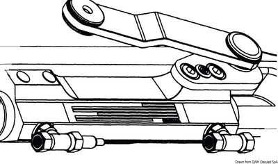 Hydraulisylinteri perämoottoreille