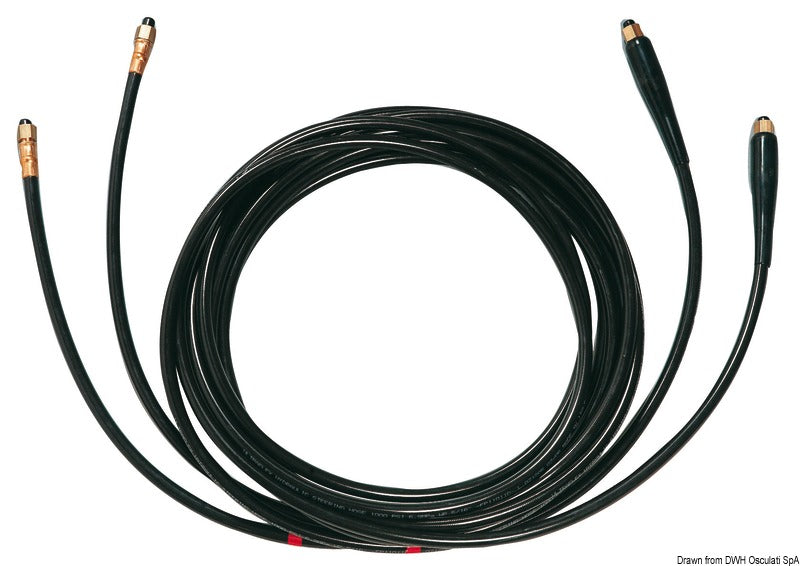 Kit of 2 x jointed hoses
