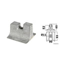 Anode foot Yamaha 300/450 HP
