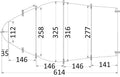 Pressu yleismalli 488/564 x 225 cm harmaa 300D