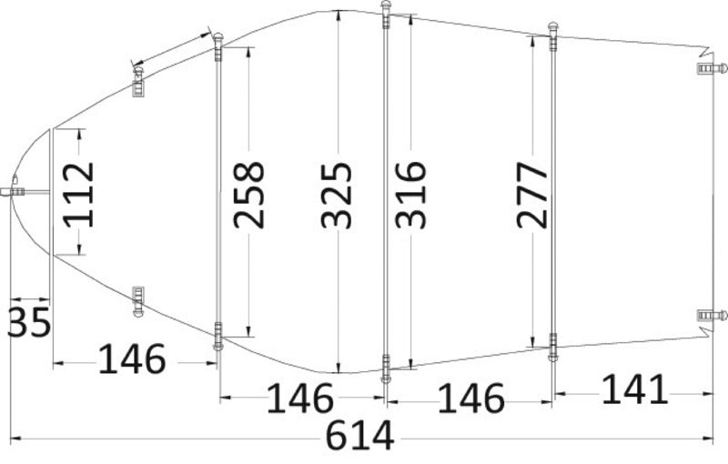 Suoja avorunkoisille rungoille, joissa on keskitetty ohjauspaneeli/kansirunkoisille rungoille, joissa on tuulilasi