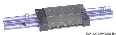 Ball bearing travellers for sliding roofs and sliding doors