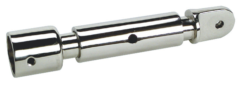 Telescopic pole for perfect bimini tension