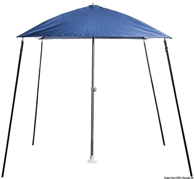 Parasol folding sun umbrella, for boats