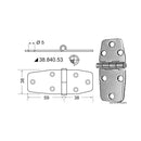 Hinges 2,5 mm