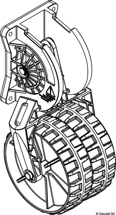 Integroidut laukaisupyörät tarjousaluksiin